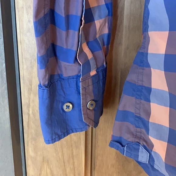 Southern Tide Trim Fit Sailgate blue plaid shirt Size Medium - Picture 4 of 9